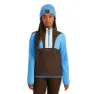 Blue poppy colour block