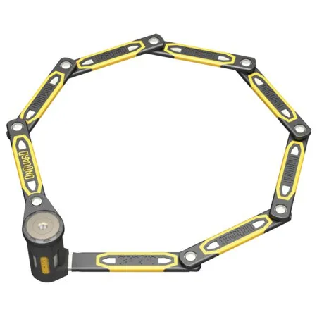 Onguard Antitheft K9 79 Cm Hopfällbart Lås, Black / yellow, One Size