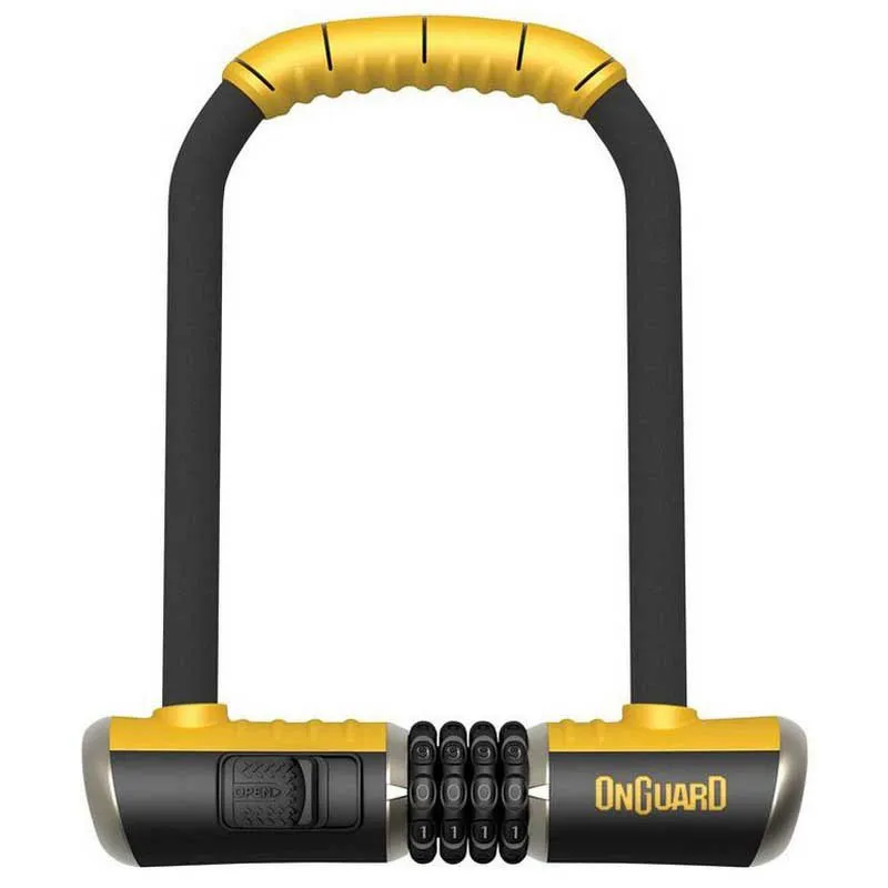 Onguard Bulldog Combo Sdr U-lock Combination Number Bygellås, Black / yellow, 115 x 230 x 13mm Onguard Bulldog Combo Sdr U-lock Combination Number Bygellås, Black / yellow, 115 x 230 x 13mm