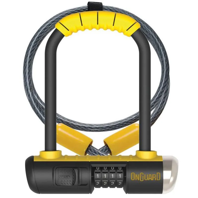 Onguard Bulldog Mini Dt 8015 Bygellås, Black / yellow, 90 x 140 x 13mm