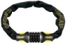 Onguard Kättinglås med kod 120 cm x 6, Black, 120 x 6mm
