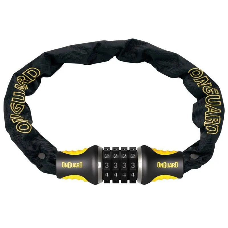 Onguard Mastiff Combination 8022c 80x8 Mm Kedjelås, Black, 80 x 8mm