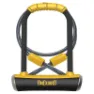 Onguard Pitbull Standard Shackle Bygellås, Black / yellow, 115 x 230 x 14mm