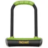 Onguard Pitbull Std Ebike Bygellås, Black / green, 14 x 230mm