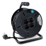 Onlex 4 Sockets 25 M Kabeltrumma, Black, One Size