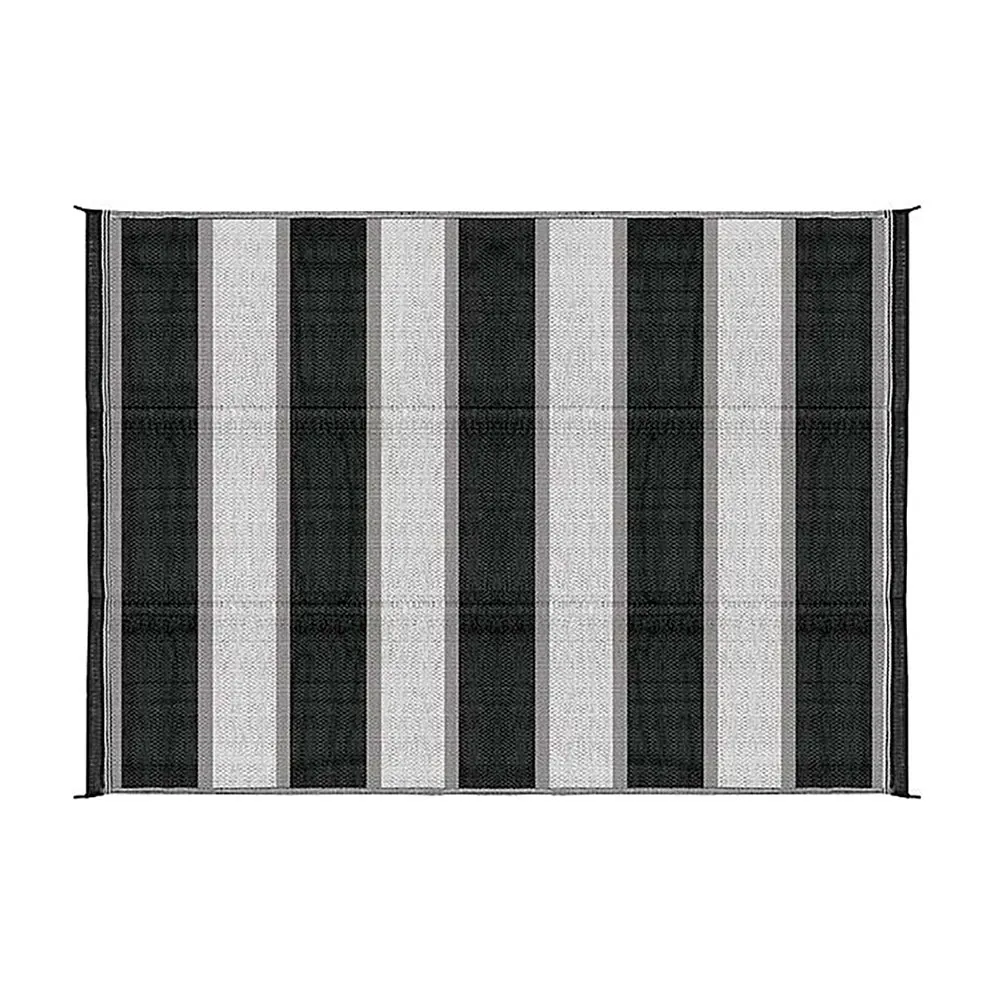 Open Air Randig Markis, Charcoal, 1.82 x 2.74m Open Air Randig Markis, Charcoal, 1.82 x 2.74m
