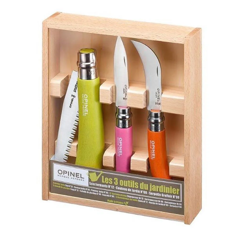Opinel 3 Gardener´s Tools Fällkniv, Natural, One Size