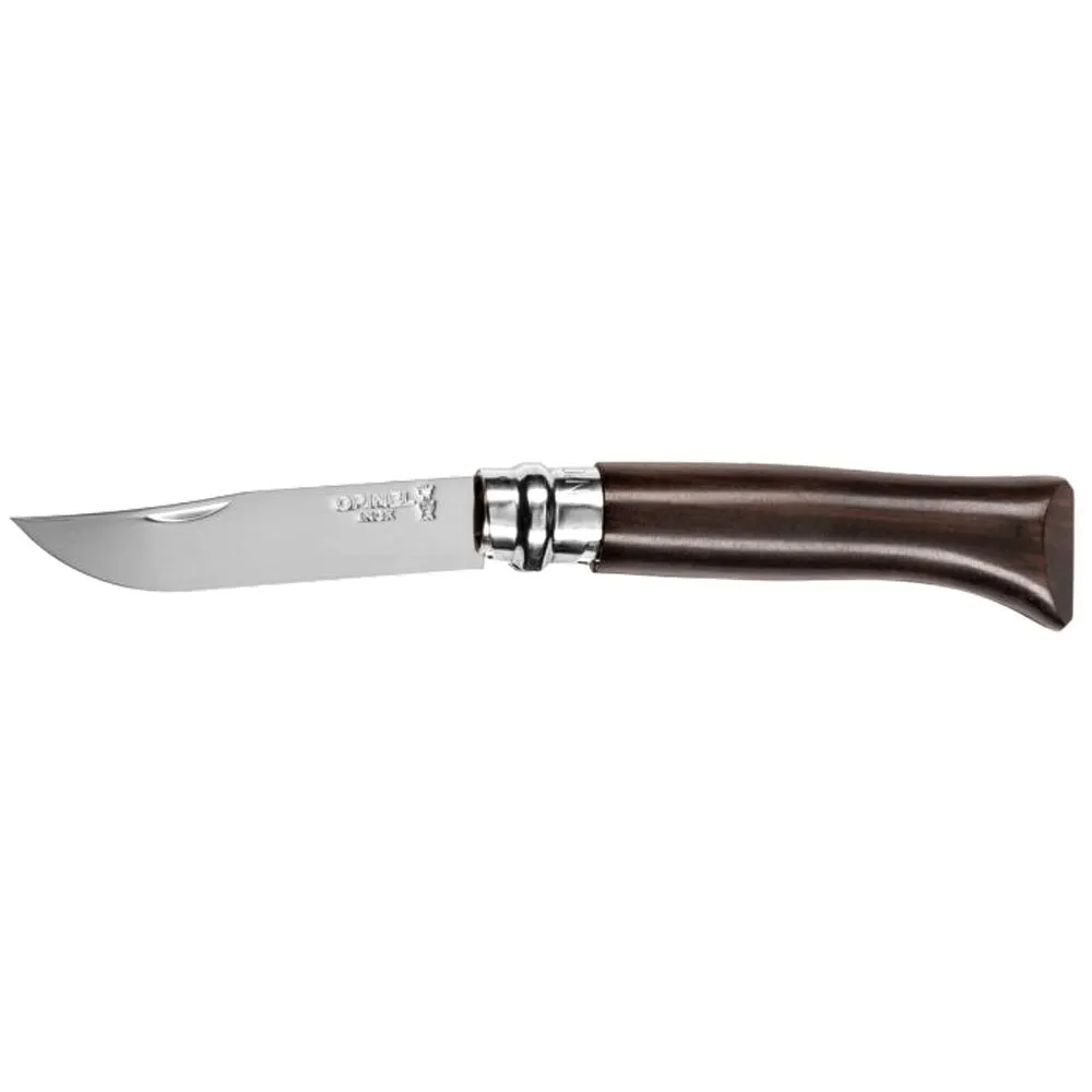 Opinel 8 Ebony Wgift Box Fällkniv, Silver, One Size
