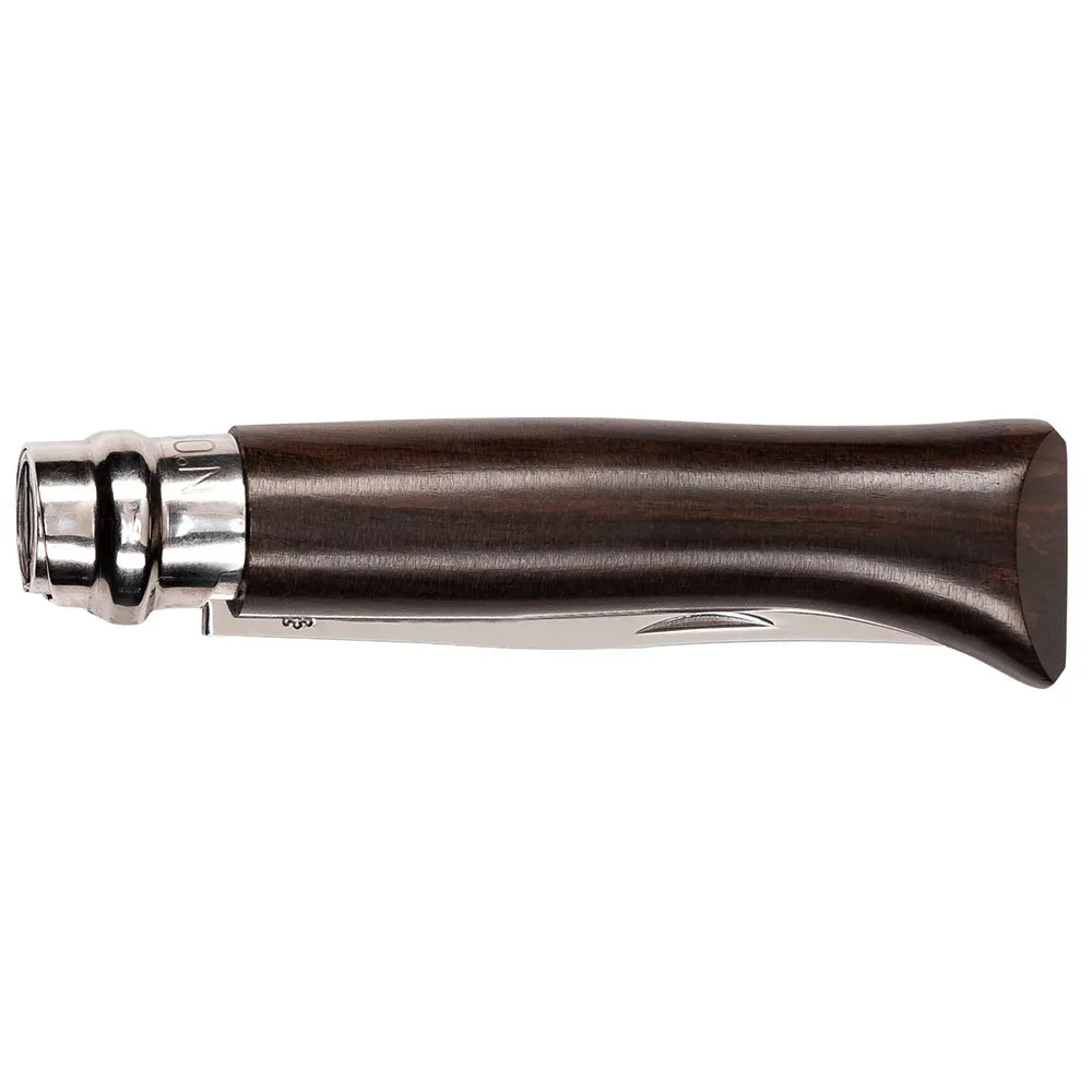 Opinel 8 Ebony Wgift Box Fällkniv, Silver, One Size