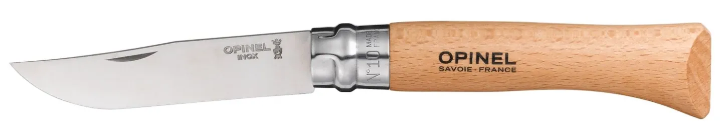 Opinel BP N°10 Stainless Steel Kniv, Natural, One Size Opinel BP N°10 Stainless Steel Kniv, Natural, One Size