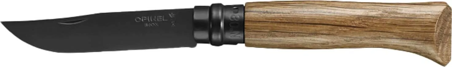 Opinel N°08 Black, Black Oak, 8.5