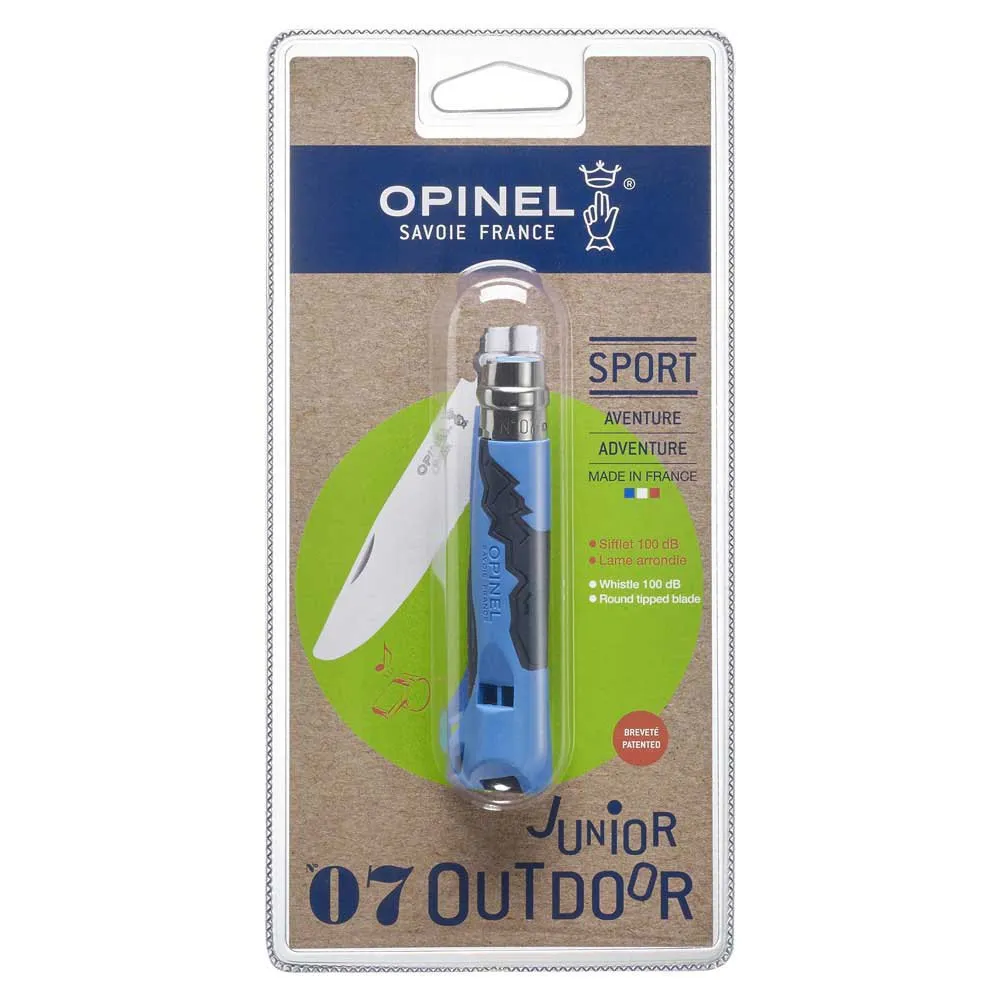 Opinel Nº08 Outdoor Junior Fällkniv, Blue, 7cm
