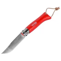 Opinel No 08 Red With Sheath Fällkniv Opinel No 08 Red With Sheath Fällkniv