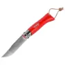 Opinel No 08 Red With Sheath Fällkniv, Silver, One Size