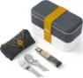 Opinel On-the-go Lunch Kit Monbento x, Gray/White, One Size