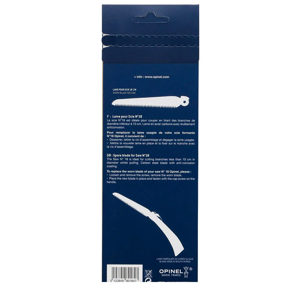 Opinel Spare Saw Blade No. 18 Skärblad, Silver, One Size