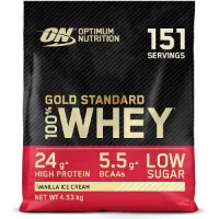 Optimum Nutrition Gold Std 100% Vassleprotein Vaniljglass 4500g Optimum Nutrition Gold Std 100% Vassleprotein Vaniljglass 4500g