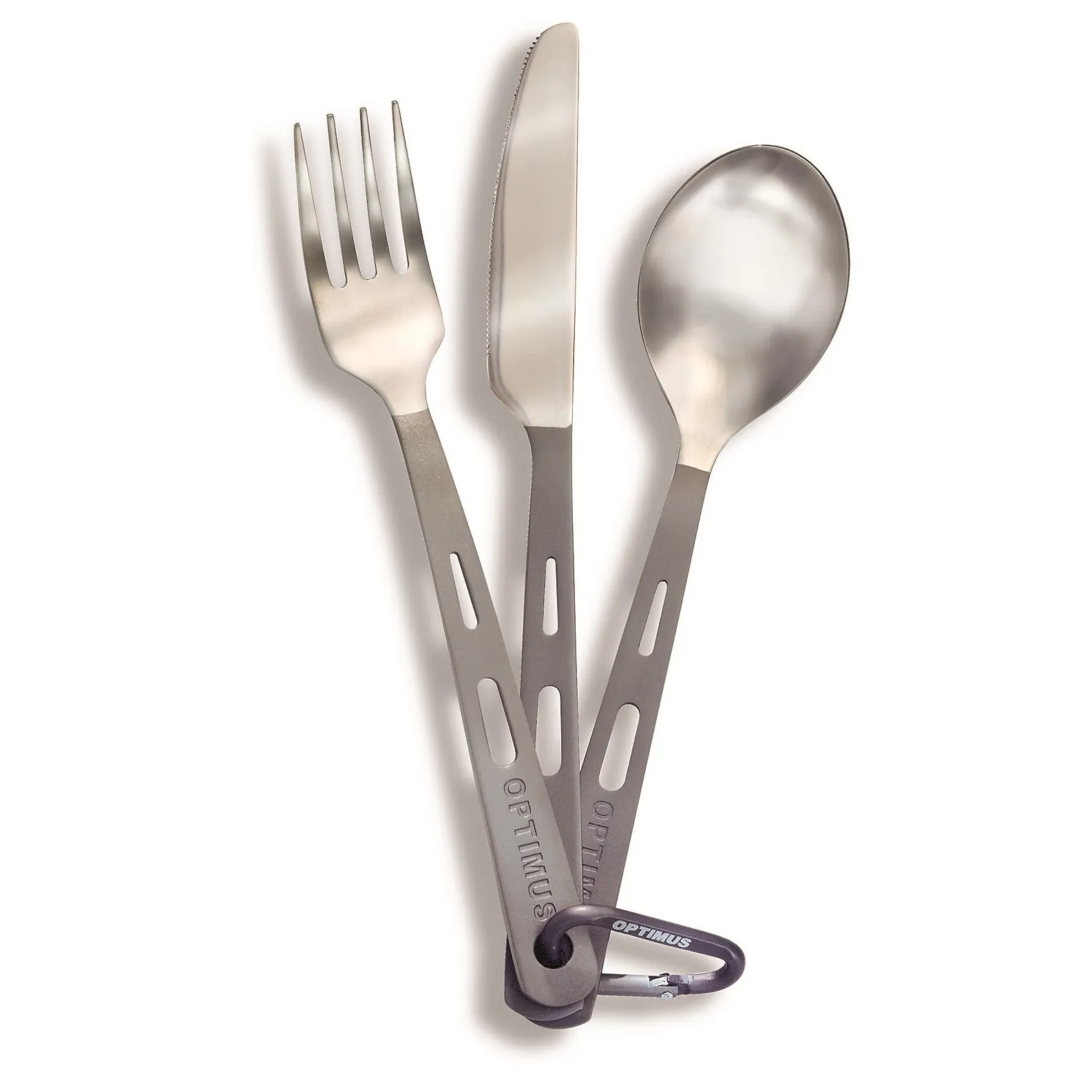 Optimus 3-piece Cutlery Set, Titanium, One Size