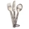 Optimus 3-piece Cutlery Set, Titanium, One Size