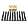 Orange Seal Tubeless Ventilstam 10 Enheter, Black, 48mm