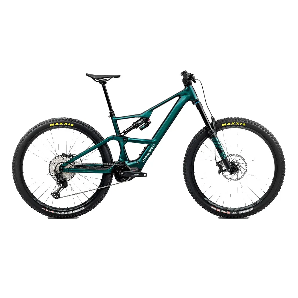 Orbea Rise Lt H10 29´´ Xt M8100 Sgs Shadow Plus 2026 Elcykel Mtb, Escape green / splash ice green gloss, XL, 630Wh