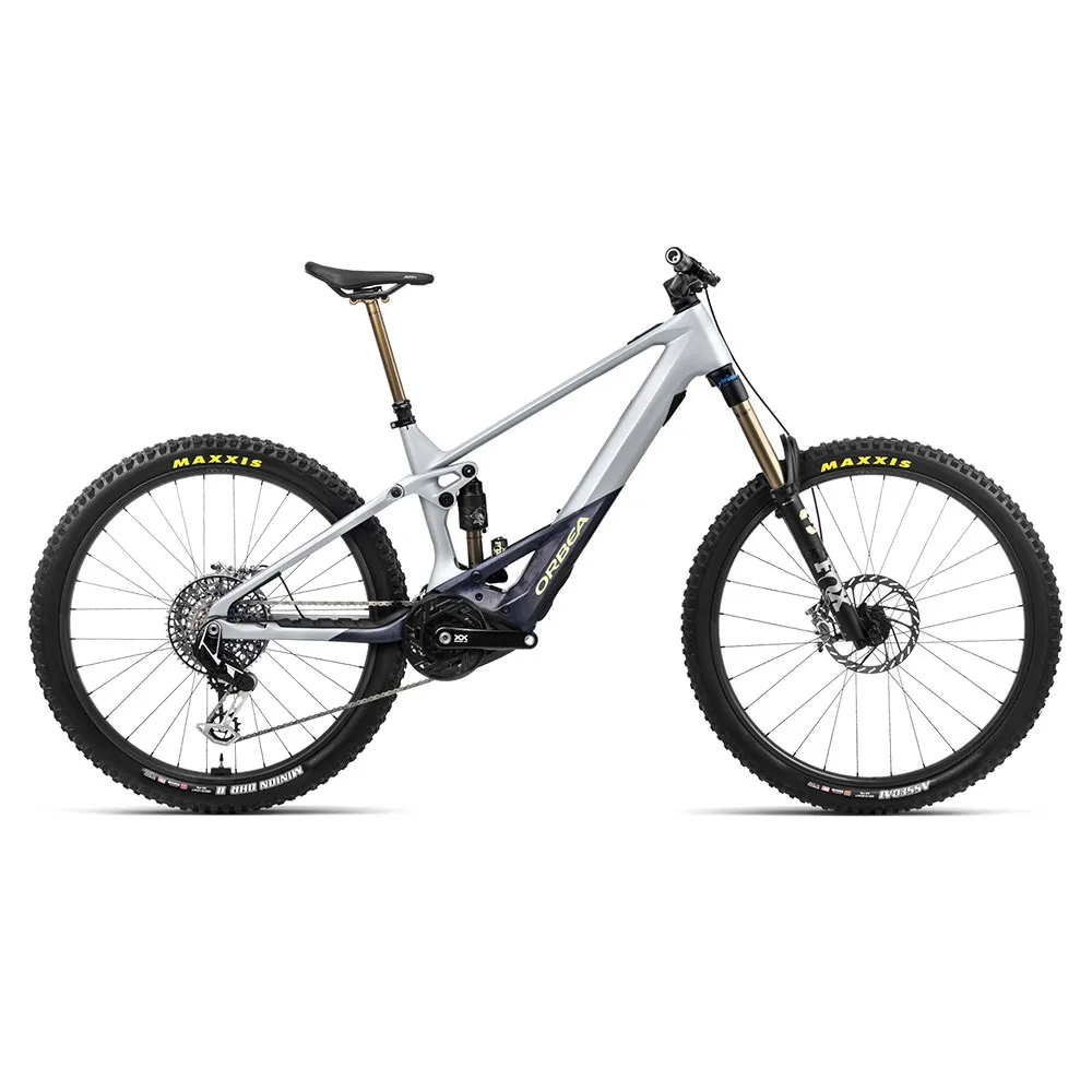 Orbea Wild M-ltd 29´´ Xx Eagle Axs 2024 Elcykel Mtb, Halo silver / tanzanite carbon view matt, L, 625Wh