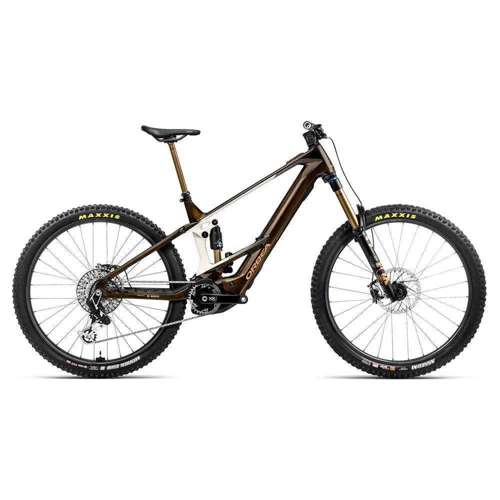 Orbea Wild M-ltd 29´´ Xx Eagle Axs 2025 Mtb Cykel, Caramel carbon view gloss / cream white matt, M, 600Wh