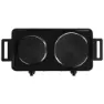 Orbegozo Pe2855 2500w Elektrisk Campingkök 2 Brännare, Black, One Size