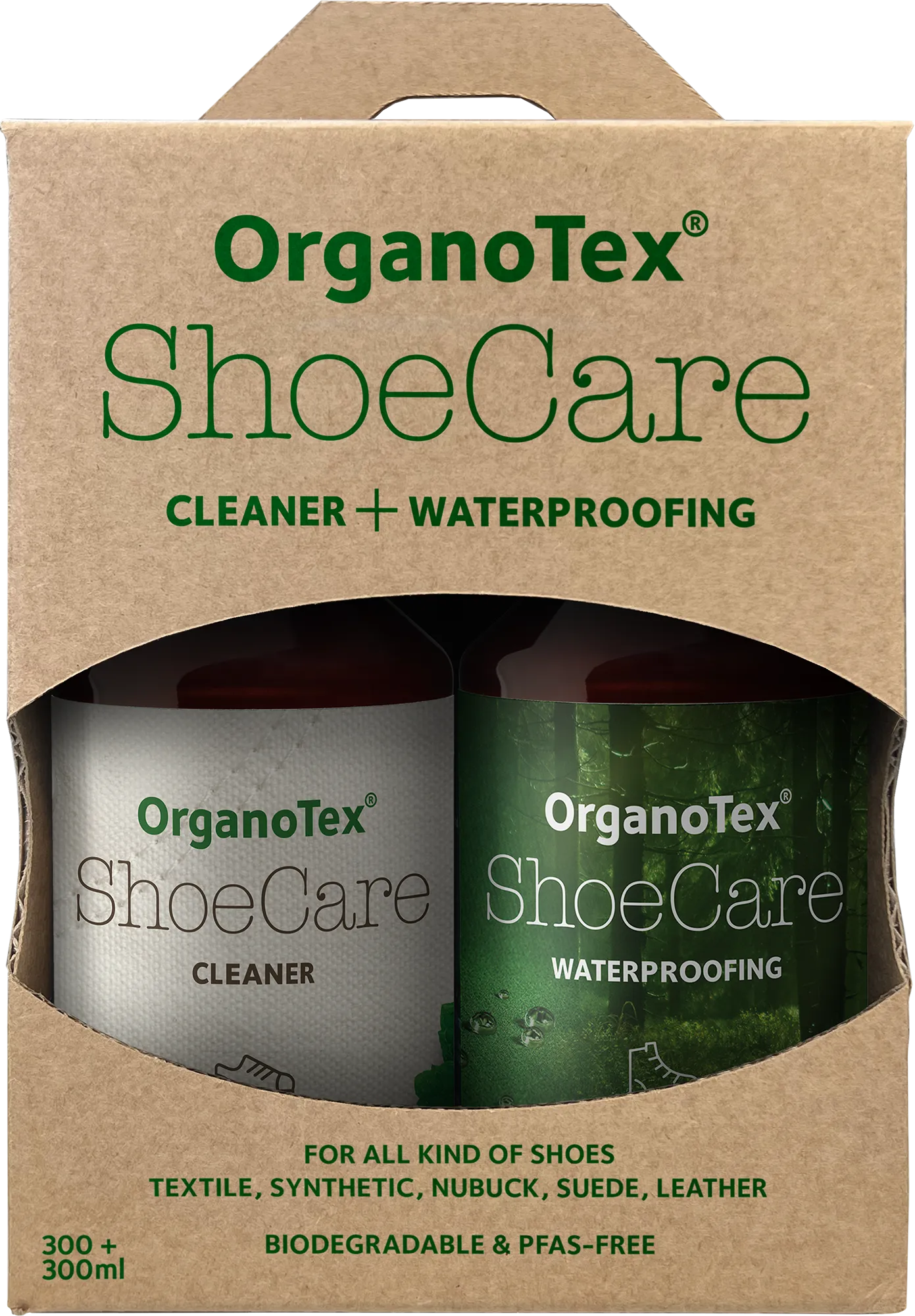 OrganoTex ShoeCare Kit Cleaner and Waterproofing Spray, Nocolour