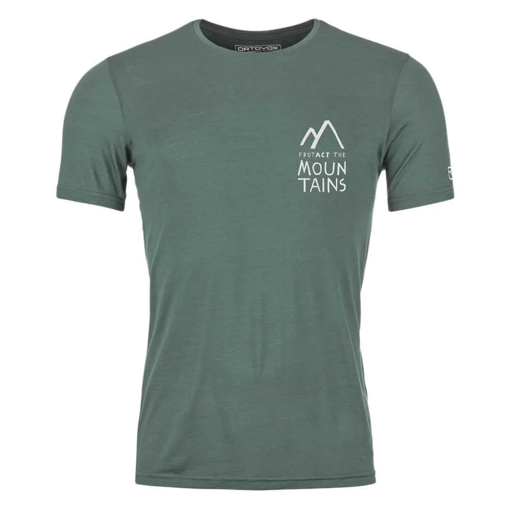 Ortovox 120 Cool Tec Mountain Duo T-shirt Med Korta ärmar, Arctic grey