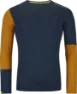 Ortovox Men's 185 Rock'N'Wool Long Sleeve, Deep Ocean