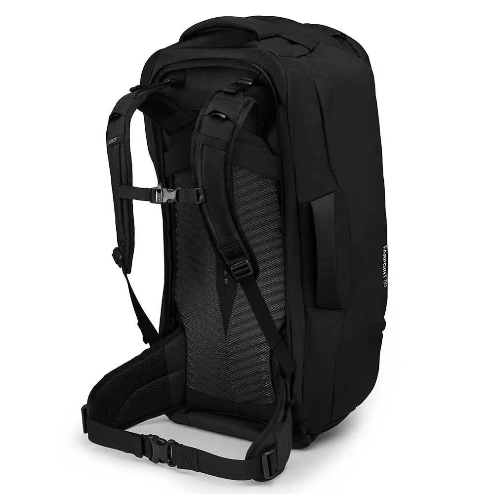 Osprey Farpoint 80l Ryggsäck, Black Osprey Farpoint 80l Ryggsäck, Black