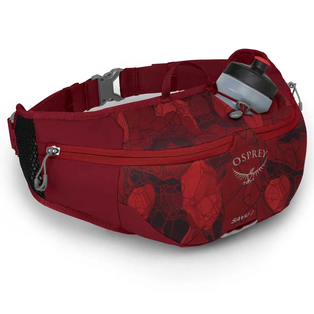 Osprey Savu 2l Midjeväska, Claret red, One Size Osprey Savu 2l Midjeväska, Claret red, One Size