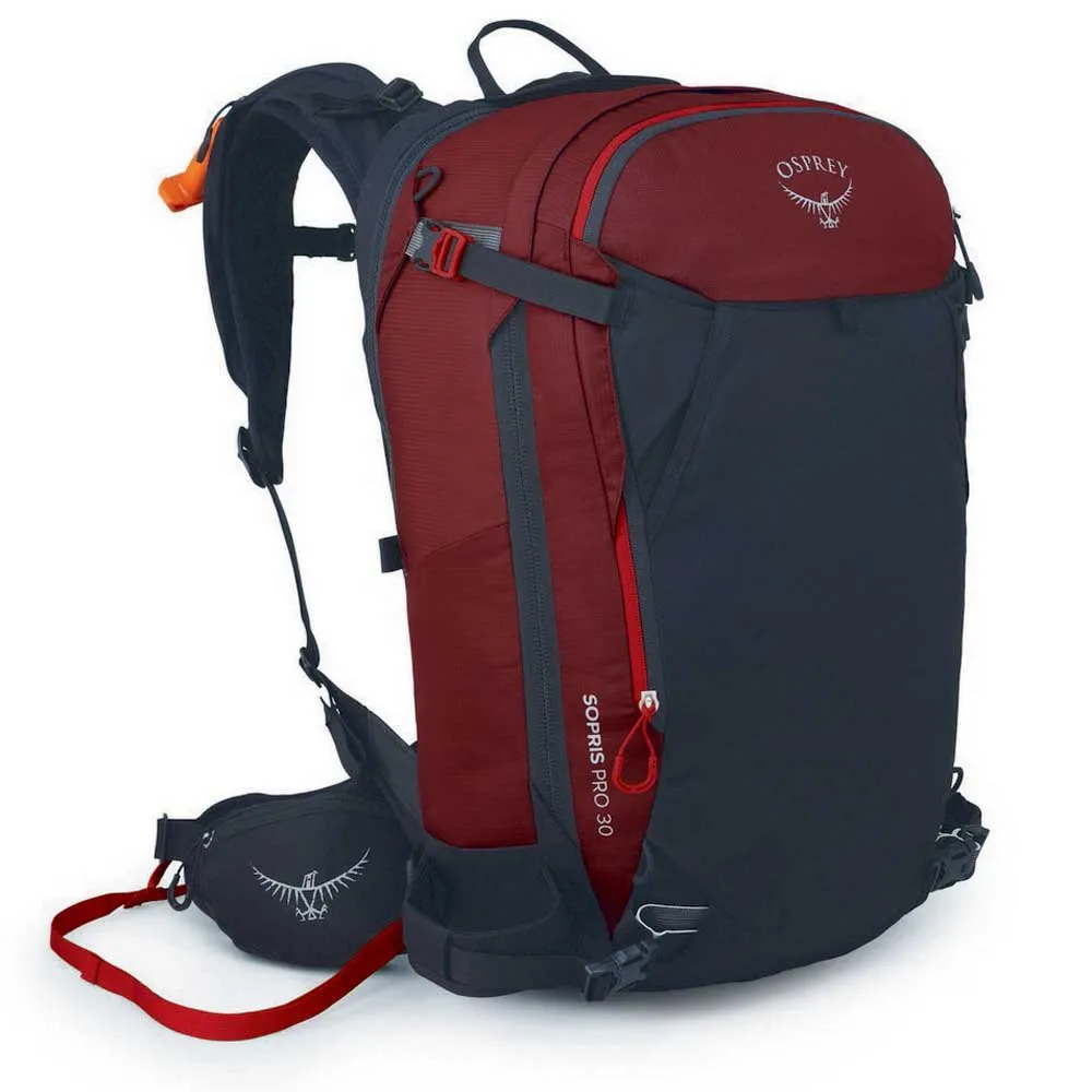 Osprey Sopris Pro E2 Airbag 30l Ryggsäck, Red mountain