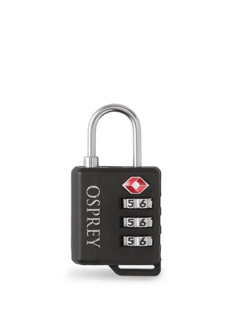 Osprey TSA 3 Dial Cable Bag lås