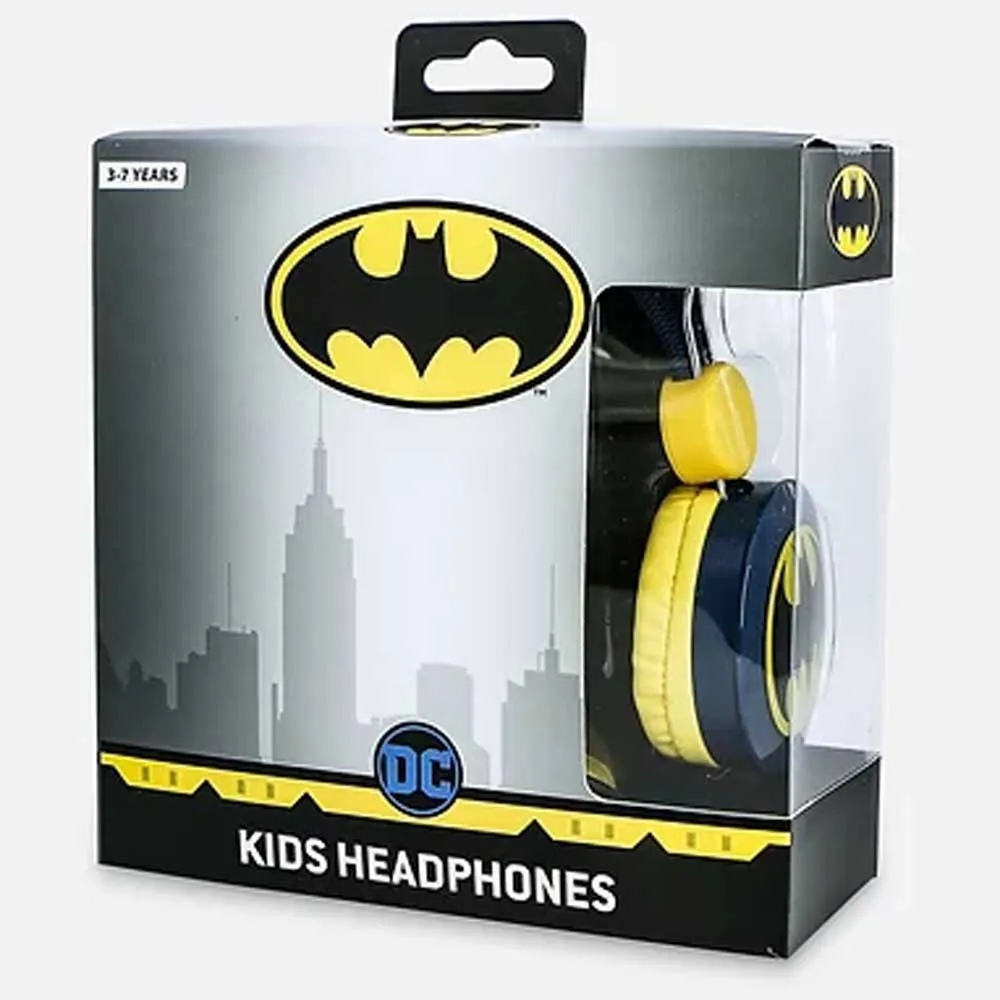 Otl Technologies Core Batman Logo Hörlurar, Black / yellow, One Size Otl Technologies Core Batman Logo Hörlurar, Black / yellow, One Size