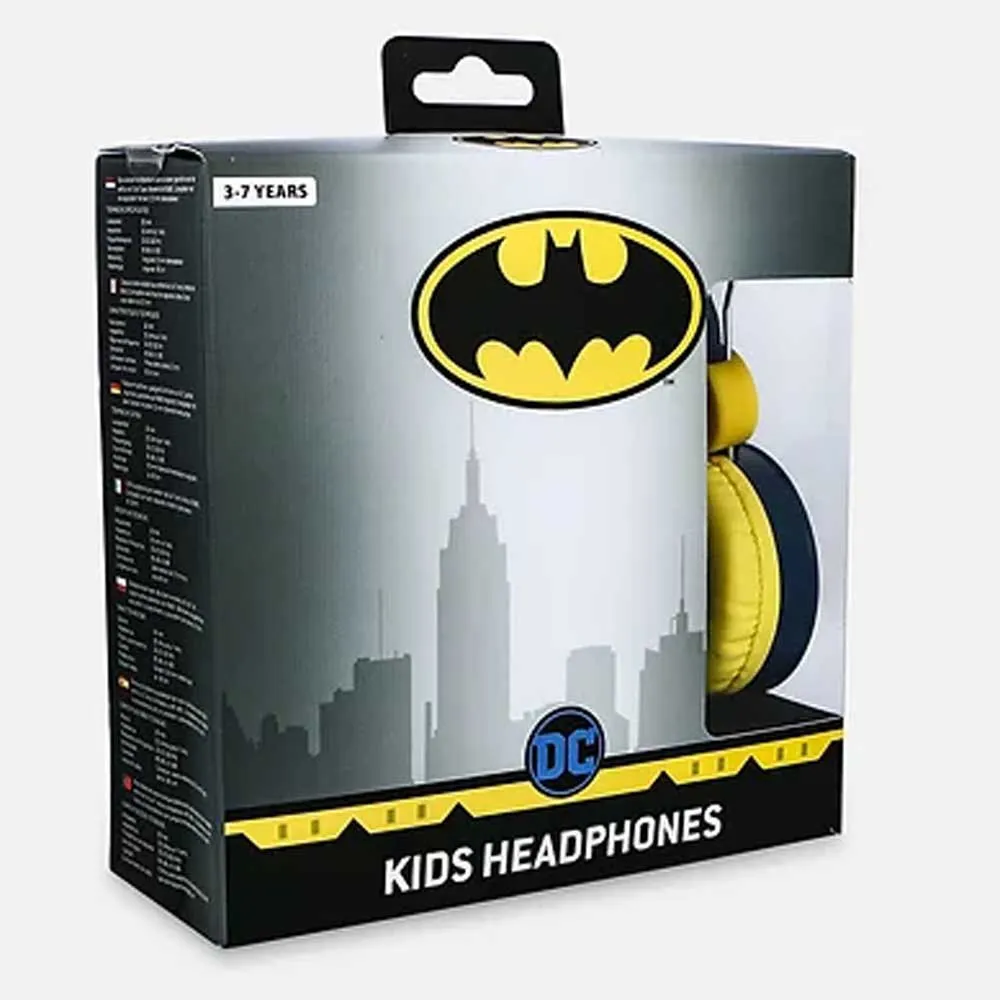 Otl Technologies Core Batman Logo Hörlurar, Black / yellow, One Size Otl Technologies Core Batman Logo Hörlurar, Black / yellow, One Size