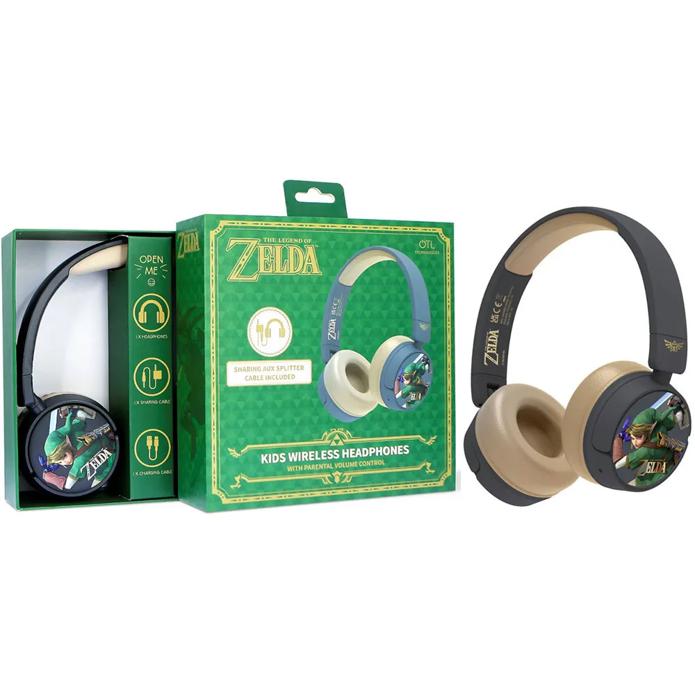 Otl Technologies Legend Of Zelda Trådlösa Hörlurar, Multicolour, One Size Otl Technologies Legend Of Zelda Trådlösa Hörlurar, Multicolour, One Size