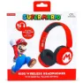 Otl Technologies Logo Super Mario Bros Trådlösa Hörlurar, Red / white, One Size
