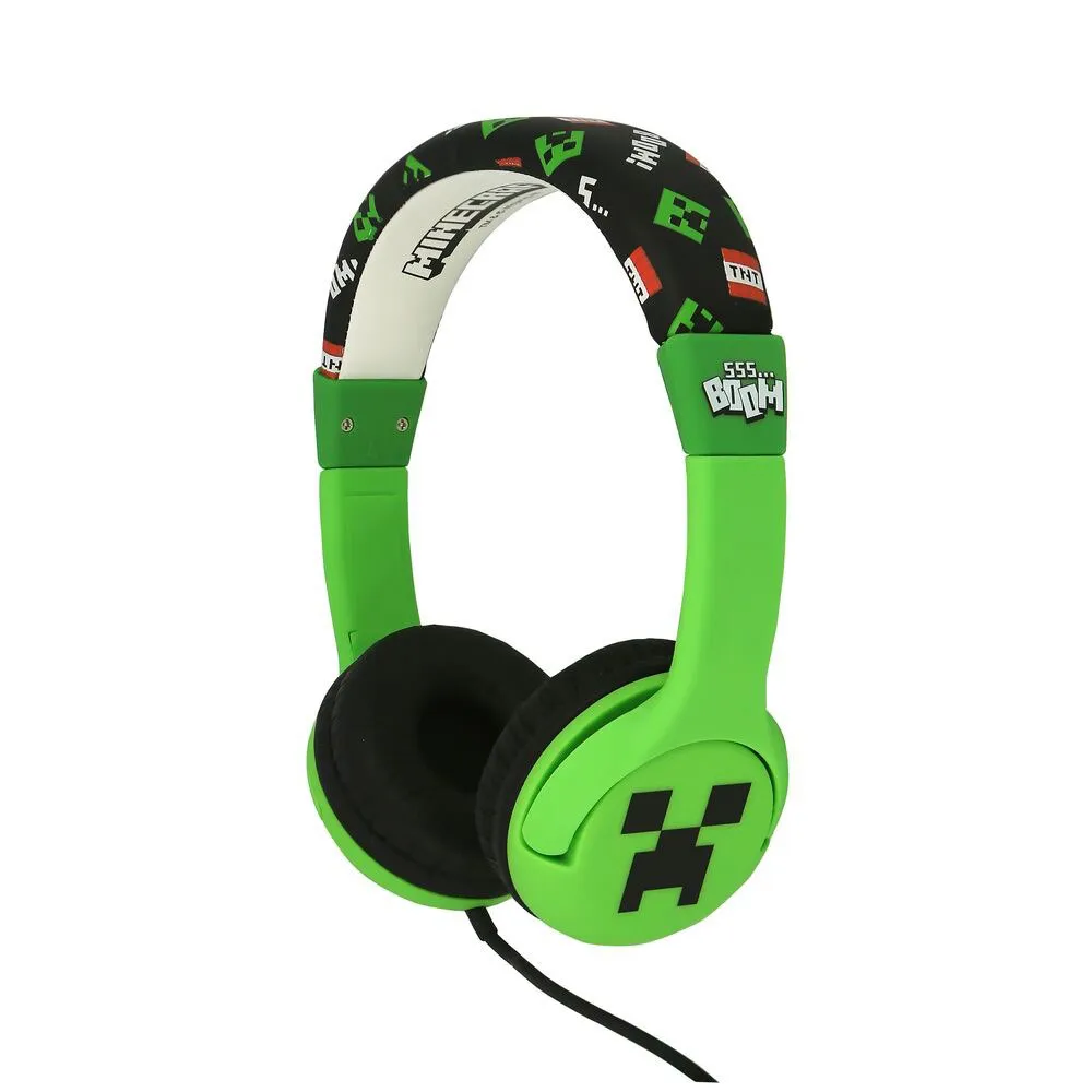 Otl Technologies Minecraft Krypande Hörlurar, Green, One Size Otl Technologies Minecraft Krypande Hörlurar, Green, One Size