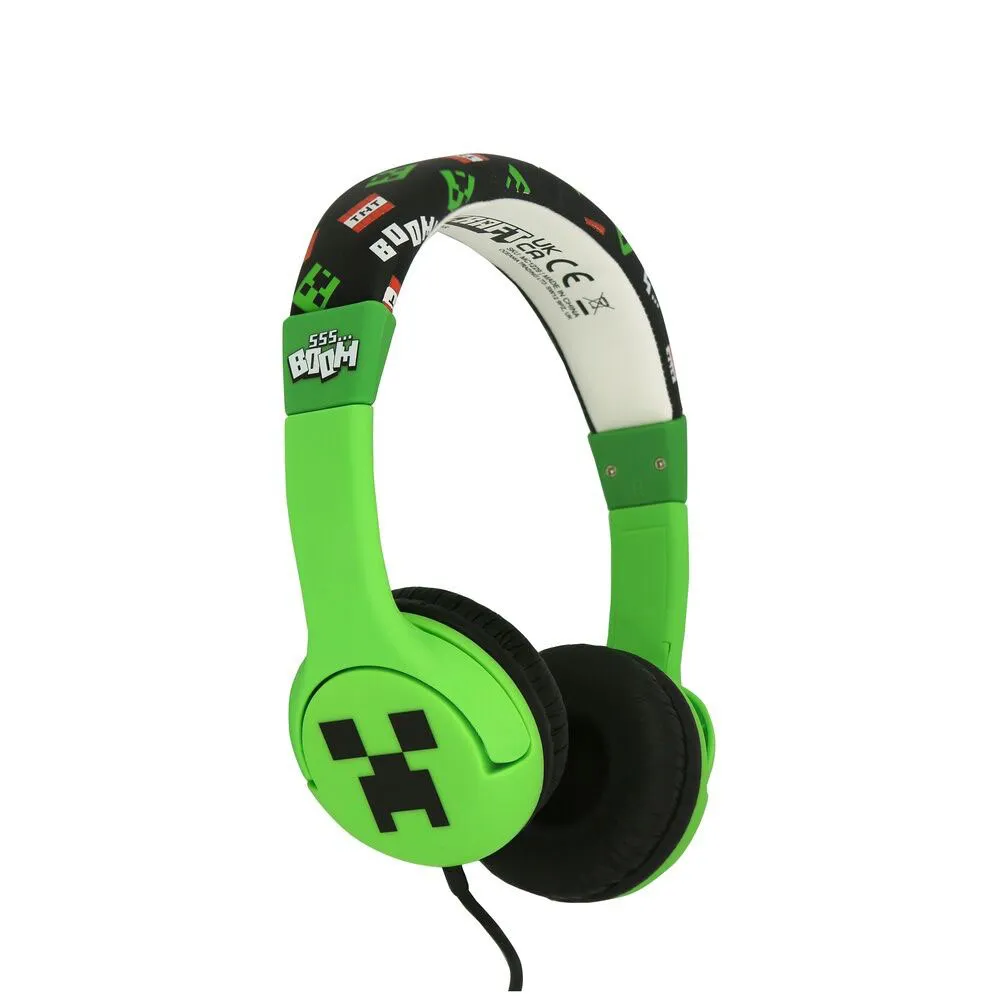 Otl Technologies Minecraft Krypande Hörlurar, Green, One Size Otl Technologies Minecraft Krypande Hörlurar, Green, One Size