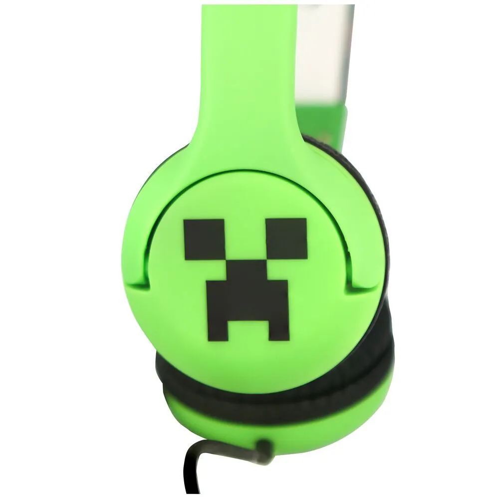 Otl Technologies Minecraft Krypande Hörlurar, Green, One Size Otl Technologies Minecraft Krypande Hörlurar, Green, One Size