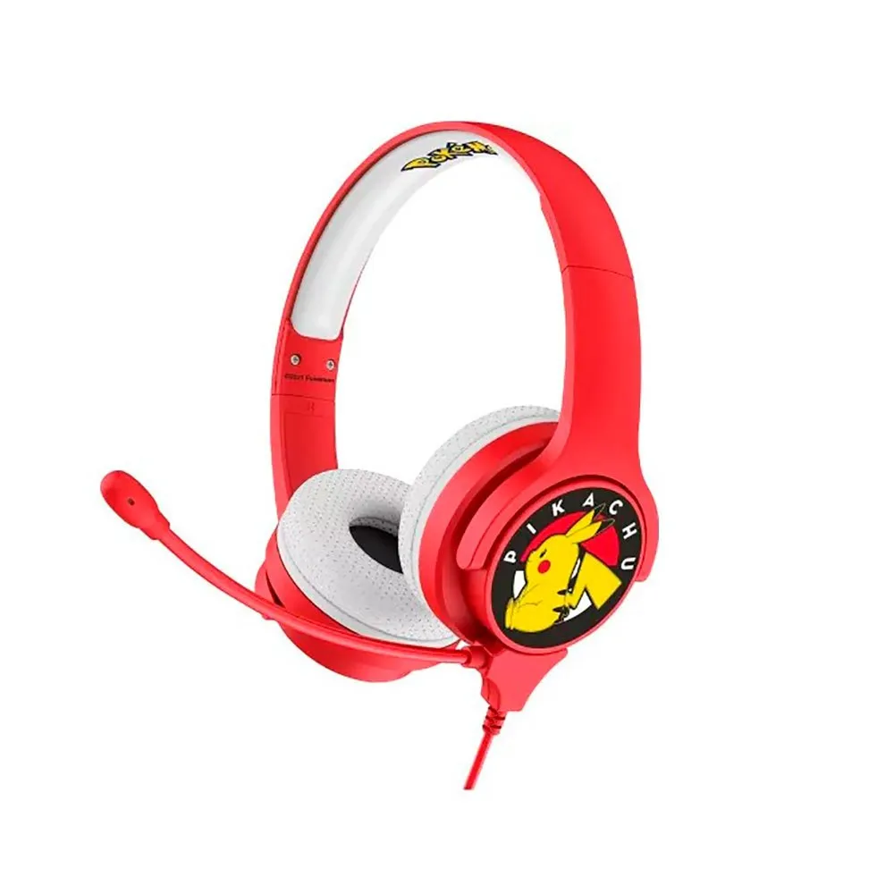 Otl Technologies Pokemon Pikachu Red Kids Interactive Hörlurar, Multicolor, One Size Otl Technologies Pokemon Pikachu Red Kids Interactive Hörlurar, Multicolor, One Size