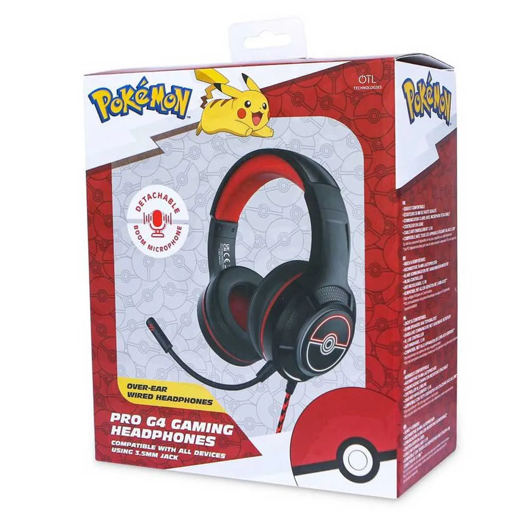 Otl Technologies Pokemon Pokeball Pro G4 Hörlurar, Multicolor, One Size Otl Technologies Pokemon Pokeball Pro G4 Hörlurar, Multicolor, One Size