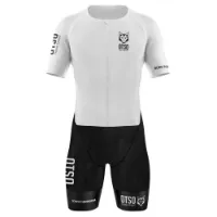 Otso Black & White Kortärmad Triathlondräkt female Otso Black & White Kortärmad Triathlondräkt female