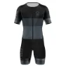 Otso Black Kortärmad Triathlondräkt female