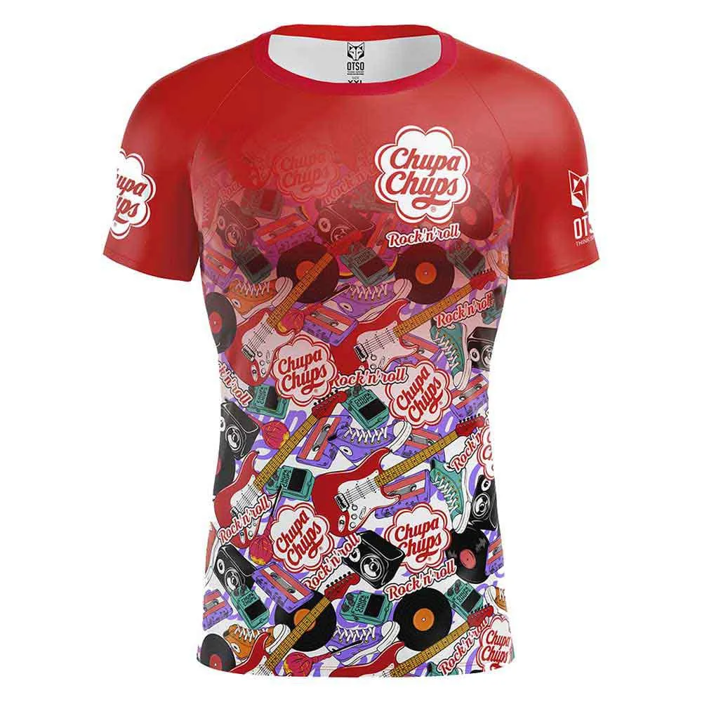 Otso Chupa Chups Rock´n´roll T-shirt Med Korta ärmar female