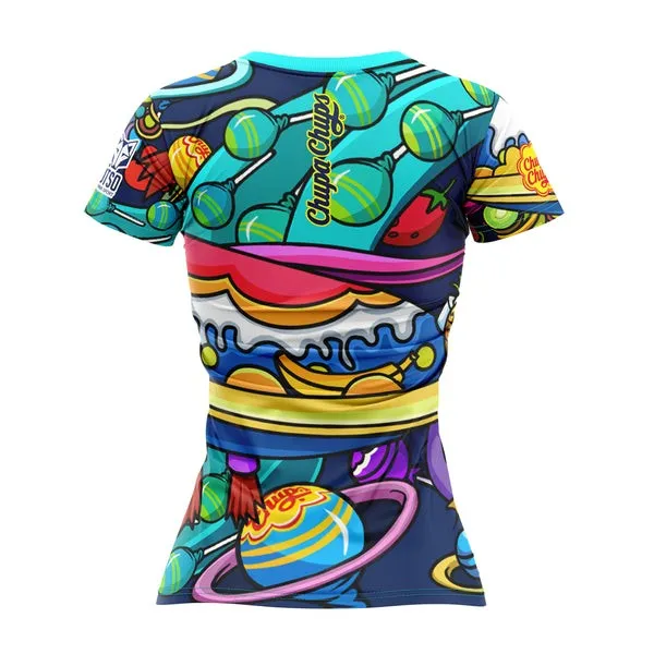 Otso Chupa Chups Space T-shirt Med Korta ärmar Kvinna