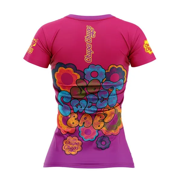 Otso Chupa Chups Sweet Baby T-shirt Med Korta ärmar Kvinna