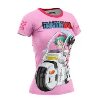 Otso Dragon Ball Bulma T-shirt Med Korta ärmar female Otso Dragon Ball Bulma T-shirt Med Korta ärmar female